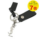 【7/20限定!ポイント7倍】 訳あり サンローラン SAINT LAURENT メンズ レディース キーホルダー 518323 0SX0E ブラック 1000...