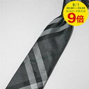 【8/1限定!ポイント9倍】 バーバリー BURBERRY London England メンズ ネクタイ 8092950 CHARCOAL IP CHECK ...