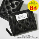 【8/18限定!ポイントでのお支払いもポイントアップ】 メゾンマルジェラ Maison Margiela メンズ レディース 2つ折り財布 GLAM SLAM EMBROIDERED WALLET SA1UI0033 P6434 ブラック T8013 グラムスラム エンブロイダリー 小物 プレゼント 誕生日 【2025春夏新作】