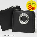 【8/18限定!ポイントでのお支払いもポイントアップ】 コムデギャルソン COMME des GARCONS メンズ レディース コインケース SILVER EYELET SA3100SE ブラック BLACK シルバー アイレット 財布 サイフ 小銭入れ L字ファスナー 無地 小物 プレゼント 誕生日 【2025秋冬新作】