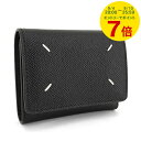 【9/10まで!ポイント7倍】 メゾンマルジェラ Maison Margiela レディース メンズ 3つ折り財布 SA3UI0017 P4745 ブラック T8013 折財布 ウォレット サイフ 小物 プレゼント 誕生日 クリスマス バレンタイン 父の日 母の日 【2025秋冬新作】
