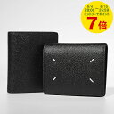 【9/10まで!ポイント7倍】 メゾンマルジェラ Maison Margiela レディース メンズ 2つ折り財布 SA3UI0007 P4745 ブラック T8013 ウォレット 折財布 サイフ 小物 プレゼント 誕生日 パーティー バレンタイン 父の日 クリスマス 母の日 【2025秋冬新作】