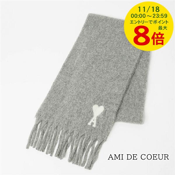 【11/18限定！ポイントでのお支払いもポイントアップ】 アミ AMI メンズ レディース マフラー AMI DE C..