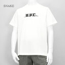 アーペーセー A.P.C. メンズ Tシャツ SNAKE COHBW M26502 BLANC ホワイト AAB スネーク APC 半袖 カットソー クルーネッ...