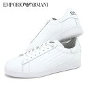 【ポイント8倍】 エンポリオアルマーニ エアセッテ EMPORIO ARMANI EA7 メンズ スニーカー X8X001 XCC51 WHITE 00001 ホワイト シューズ 靴 ローカット レースアップ プレゼント 誕生日 クリスマス バレンタイン 父の日 【2024春夏新作】