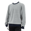 アルマーニ アルマーニ エクスチェンジ ARMANI EXCHANGE メンズ ニット 6RZM1X ZM3MZ NAVY WHITE ネイビー ホワイト 05AN クルーネック 長袖 【プレミアムSTOCK-23AW】