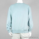 ボーラー BALR. メンズ スウェットシャツ LOGO CREWNECK B1262 1089 ブルー ARONA BLUE クルーネック トレーナー 長袖 ロゴ ワンポイント 刺繍 刺しゅう 【2025春夏新作】