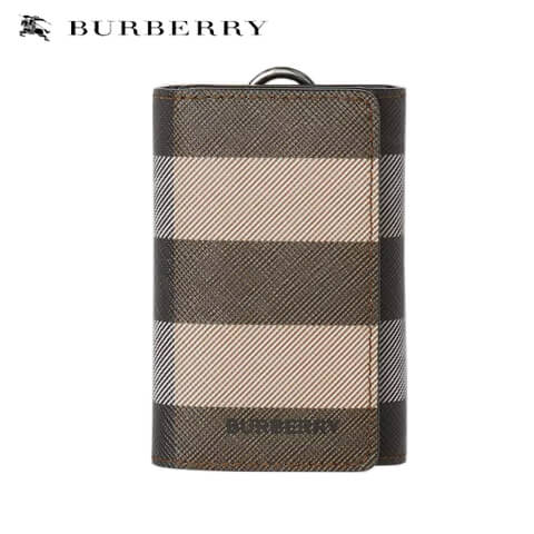 バーバリー BURBERRY London England メンズ キーケース 8052799 DARK BIRCH BROWN ダークバーチブラウン A8900 6連 チェック柄 ロゴ 小物 プレゼント 誕生日 パーティー バレンタイン 父の日 クリスマス ユニセックス 男女兼用 8038328 【2023春夏新作】