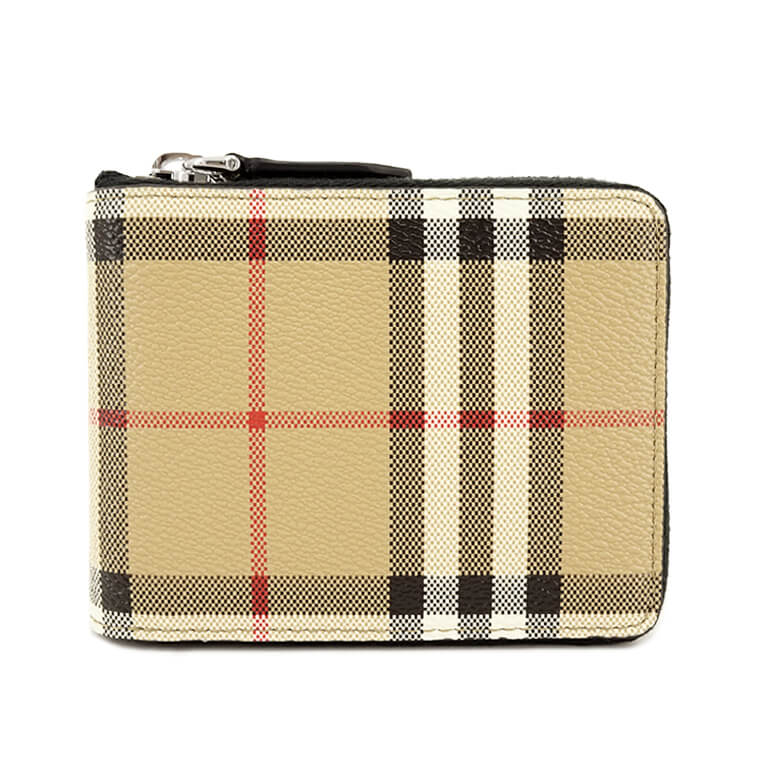 バーバリー バーバリー BURBERRY London England メンズ 2つ折り財布 チェック ラウンドジップウォレット 8071081 ARCHIVE BEIGE アーカイブベージュ A7026 小物 ラウンドジップ ラウンドファスナー TB ロゴ ウォレット 折財布 サイフ プレゼント 誕生日 クリスマス