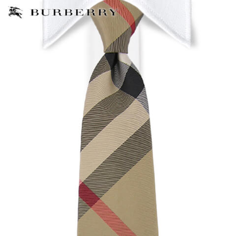 バーバリー ネクタイ バーバリー BURBERRY London England メンズ ネクタイ 8013818 ARCHIVE BEIGE A7026 アーカイブベージュ クラシックカット チェック シルクタイ ジャガード織り プレゼント パーティー 【2024春夏新作】