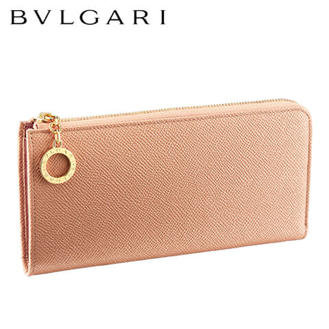 ブルガリ/BVLGARI レディース 長財布/サイフ 291023 (CARAMEL TOPAZ/ベージュ) ブルガリ・ブルガリ ジップウォレット/小物/ウォレット/L字ファスナー/プレゼント/誕生日/パーティー/バレンタイン/クリスマス