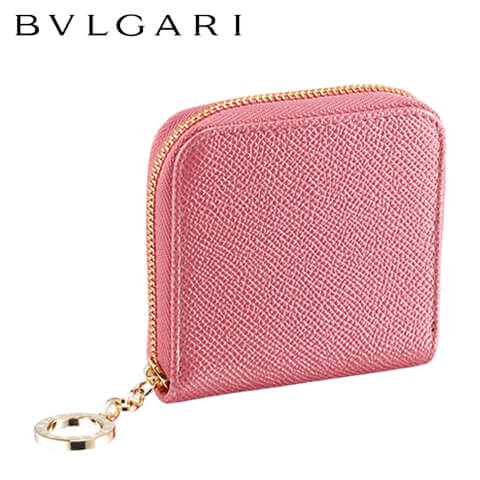 ブルガリ BVLGARI レディース コインケース 291028 BLUSH QUARTZ ピンク ブルガリ・ブルガリ コインパース ウォレット サイフ 小銭入れ 小物 ウォレット プレゼント 誕生日 パーティー