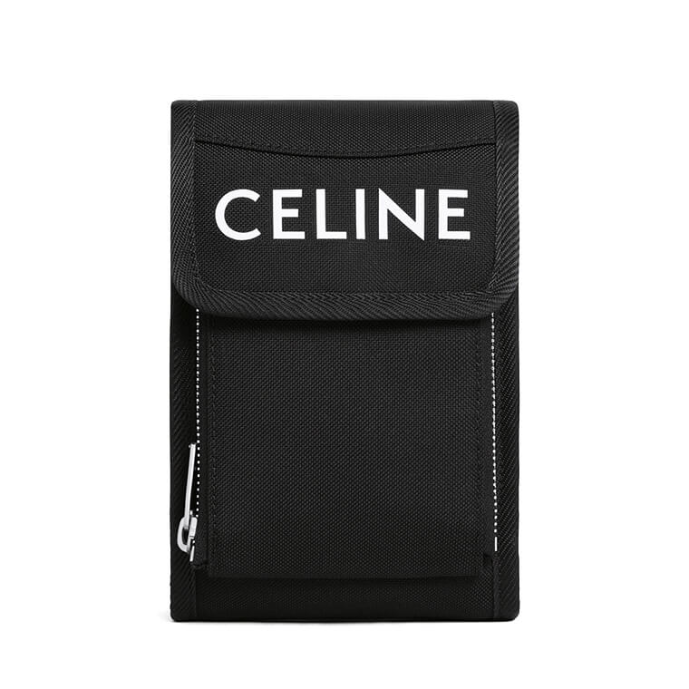 HOT%新品 セリーヌ CELINE メンズ モバイルポーチ KEIY BLACK