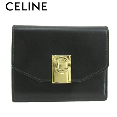 【ポイント5倍】 セリーヌ/CELINE レディース 3つ折り財布/サイフ SMAL WALLET 10C723BQ8 (BLACK/38NO) ウォレット/ミニ財布/コンパクトウォレット/ブラック/折財布/小物/プレゼント/誕生日/クリスマス/SL