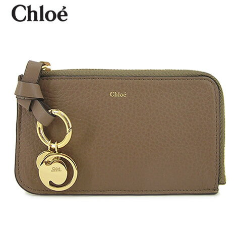 クロエ Chloe レディース コインカードケース ALPHABET CHC20WP944D83 DESERT TAUPE 23Y アルファベット CHC17AP944 コイン＆カードケース カードホルダー カード入れ フラグメントケース プレゼント 誕生日 ゴールド 金具 【2021-22秋冬】のサムネイル