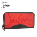 クリスチャンルブタン CHRISTIAN LOUBOUTIN メンズ 長財布 PANETTONE WALLET 3195051 LOUBI BLACK H734 ブラック パネトーネ ウォレット サイフ ラウンドファスナー ラウンドジップ 小物 プレ…