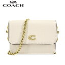 コーチ COACH レディース カードケース HALF FLAP CARD CASE C6718 B4HA チョーク CHALK ハーフ フラップ カード ケース カードホルダー カード入れ ショルダーストラップ付き 小物 プレゼント 誕生日 母の日 クリスマス