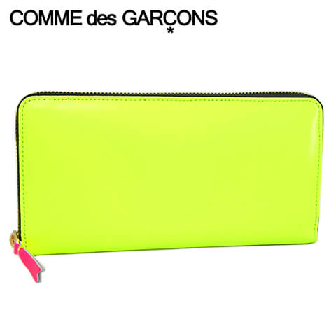 コムデギャルソン COMME des GARCONS ユニセックス 長財布 SA0110SF YELLOW イエロー ウォレット サイフ ラウンドファスナー ラウンドジップ 小物 プレゼント 誕生日 バレンタイン クリスマス 男女兼用 メンズ レディース 