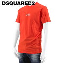 ディースクエアード DSQUARED2 メンズ Tシャツ MINI ICON T SHIRT S79GC0010 S23009 オレンジ 311 ミニ アイコン Tシャツ 半袖 クルーネック プリント 【プレミアムSTOCK-23SS】