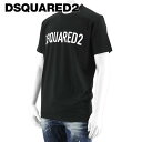 ディースクエアード DSQUARED2 メンズ Tシャツ DSQUARED2 COOL TEE S74GD1126 S24321 ブラック 900 半袖 クルーネック プリント ロゴ 【プレミアムSTOCK-23SS】