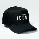 ディースクエアード DSQUARED2 メンズ レディース キャップ BCM0413 05C07995 ブラック M063 ベースボール キャップ CAP 野球...