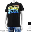 ディースクエアード DSQUARED2 メンズ Tシャツ COOL FIT TEE S71GD1395 S23009 ブラック 900 ホワイト 100 クール フィット ティー 半袖 クルーネック プリント ロゴ 【2024春夏新作】