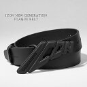 ディースクエアード DSQUARED2 メンズ ベルト ICON NEW GENERATION PLAQUE BELT BEM0609 01500001 ブラッ...