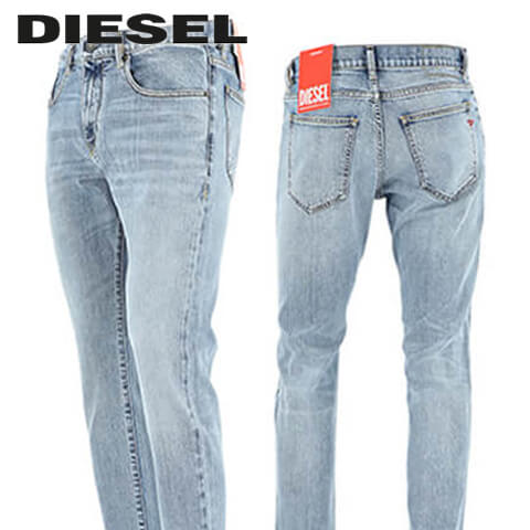 【2022春夏新作】 ディーゼル/DIESEL メンズ ジーンズ 2019 D STRUKT A03562 09C62 (ウォッシュライトブルー/01) ストレッチ/ウォッシュ/SLIM FIT/スリムフィット/大きいサイズ-b