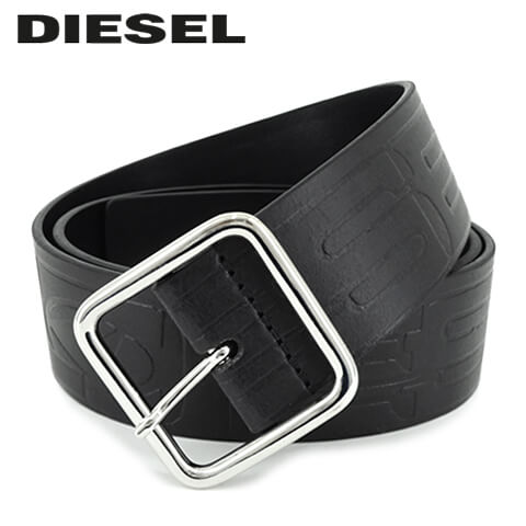 ディーゼル ベルト（メンズ） ディーゼル DIESEL メンズ ベルト B ILLY X08498 PR505 ブラック T8013 プレゼント 誕生日 パーティー バレンタイン 父の日 クリスマス 成人式