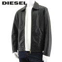 ディーゼル ディーゼル DIESEL メンズ ラムレザージャケット L HUDSON A10514 0WFAN ブラック 9XX アウター ジャケット ジップアップ ダブルジップ ダブルファスナー 【プレミアムSTOCK-23AW】