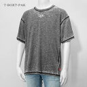 ディーゼル DIESEL メンズ Tシャツ T BOXT PAK A16146 0CPAJ グレー 96P 半袖 カットソー クルーネック オーバルDロゴ RE...