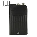 ダンヒル dunhill メンズ フラグメントケース DU22F210ZRA BLACK ブラック 001 ローラガス ジップ カードケース ロゴ カードホルダ...
