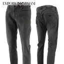 エンポリオ・アルマーニ エンポリオアルマーニ EMPORIO ARMANI メンズ ジーンズ 8N1J06 1DHDZ DENIM NERO ウォッシュグレー 0006 SLIM FIT スリムフィット ストレッチ ウォッシュ 【プレミアムSTOCK-23AW】