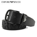 エンポリオアルマーニ EMPORIO ARMANI メンズ ベルト Y4S524 Y210V BLACK ブラック 80001 プレゼント 誕生日 パーティー ...