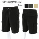 エンポリオアルマーニ EMPORIO ARMANI メンズ ショートパンツ CARGO BERMUDA 211835 3R471 BLACK ブラック 00020 DARK LAND グレー 06154 SAND YELLOW ベージュ 00051 SWIM WEAR ライン スイムウェアライン 【プレミアムSTOCK-23SS】