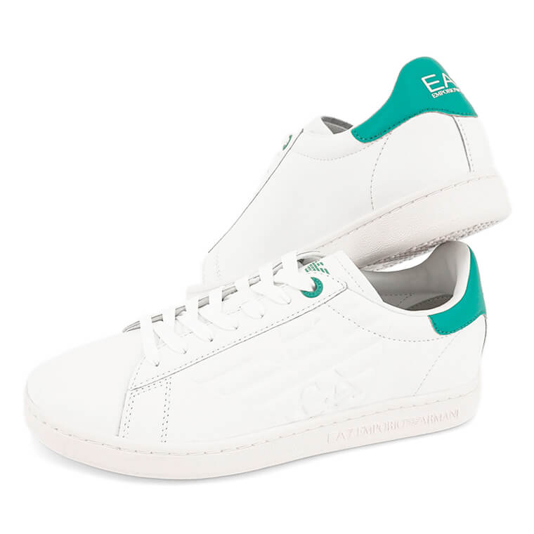 エンポリオアルマーニ エアセッテ EMPORIO ARMANI EA7 メンズ スニーカー X8X001 XCC51 WHITE SPECTRA GREEN ホワイト グリーン T499 シューズ 靴 ローカット レースアップ プレゼント 誕生日 クリスマス バレンタイン 父の日 【2024春夏新作】