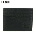 フェンディ FENDI メンズ カードケース 7M0164 AG0L BLACK ブラック F0QA1 FFバゲット カードホルダー カード入れ 小物 プレゼント 誕生日 パーティー バレンタイン クリスマス 父の日