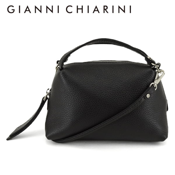 ジャンニキアリーニ GIANNI CHIARINI レディース ショルダーバッグ ALIFA S BS8145 COMM GRN NERO 001 ブラック ジャンニキャリーニ SMALL SIZE スモールサイズ アリファ 小物 ハンドバッグ ポシェット 2way 2ウェイ プレゼント 誕生日 【2024春夏新作】