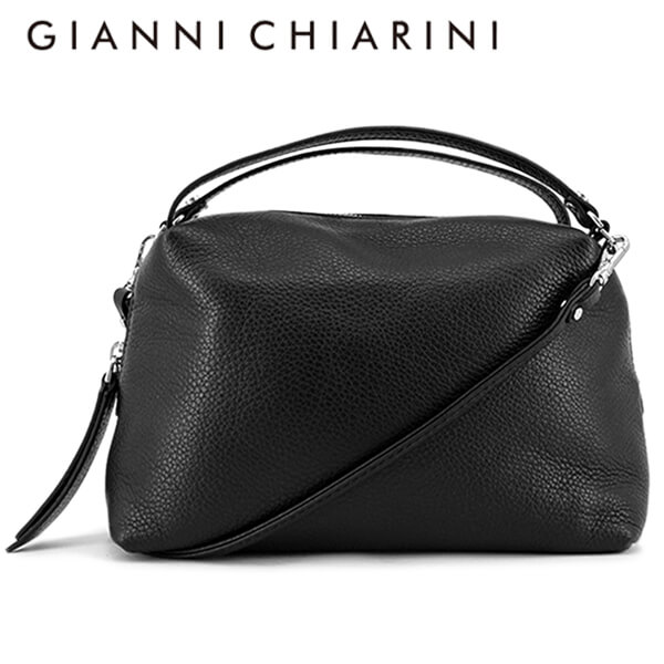 ジャンニキアリーニ GIANNI CHIARINI レディース ショルダーバッグ ALIFA M BS8148 COMM GRN NERO 001 ブラック ジャンニキャリーニ MEDIUM SIZE ミディアムサイズ アリファ 小物 ハンドバッグ ポシェット 2way 2ウェイ プレゼント 誕生日 【2024春夏新作】