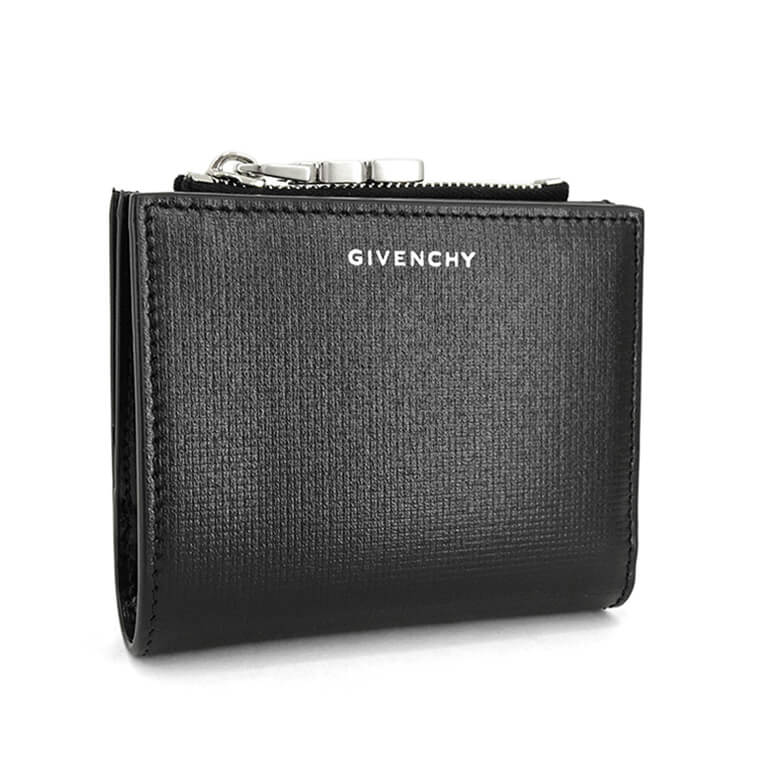 ジバンシィ GIVENCHY メンズ 2つ折り財布 BK60BXK1T4 BLACK ブラック 001 4Gウォレット クラシックレザー ウォレット サイフ 折財布 小物 プレゼント 誕生日 父の日 クリスマス 父の日 【2024春夏新作】