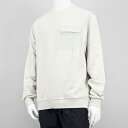 ヘルノ HERNO メンズ スウェットシャツ JG000235U 50017 ライトグレー 1250 トレーナー クルーネック 長袖 胸ポケット 【2025春夏新作】