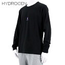 ハイドロゲン HYDROGEN メンズ 長袖Tシャツ 310611 BLACK ブラック 007 ロンT カットソー クルーネック スカル ユニセックス 男女兼用 【プレミアムSTOCK-2223AW】