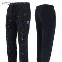 ハイドロゲン HYDROGEN メンズ スウェットパンツ PRINTED PANTS 310620 BLACK PAINT ブラック G48 スウェット 裏起毛 スカル ペイント 総柄 セットアップ可能 310614 G48 310616 G48 ユニセックス 男女兼用 【プレミアムSTOCK-2223AW】