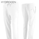 ハイドロゲン HYDROGEN メンズ スウェットパンツ SKULL SWEAT PANTS 300663 WHITE ホワイト 001 スウェット スカル エンボス加工 ユニセックス 男女兼用 セットアップ可能 300604 001 【プレミアムSTOCK-22SS】