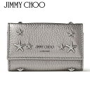 ジミーチュウ JIMMY CHOO ユニセックス キーケース NEPTUNE UUR GUNMETAL DARK SILVER ガンメタル ダークシルバー 6連 小物 スタースタッズ プレゼント 誕生日 パーティー バレンタイン 父の日 クリスマス メンズ 男女兼用