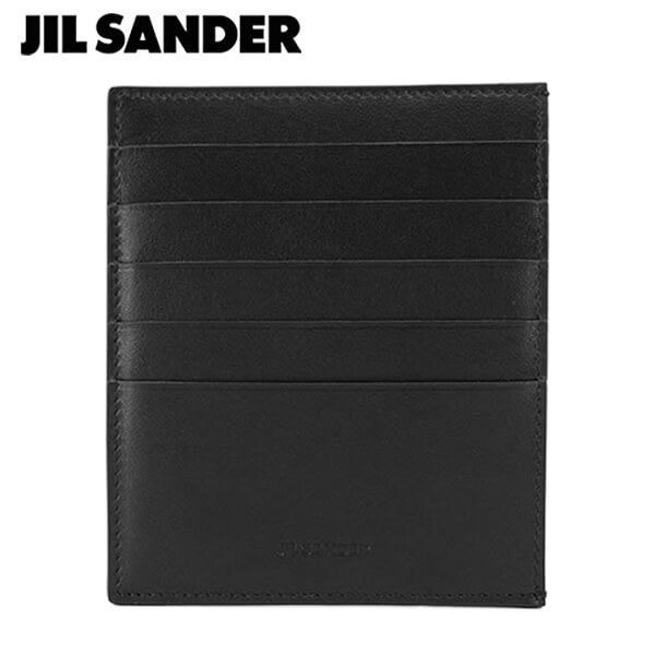 ジルサンダー JIL SANDER メンズ レディース カードケース VERTICAL CREDIT CARD HOLDER J25VL0008 P5454 BLACK ブラック 001 バーティカル クレジット カード ホルダー カード入れ 小物 プレゼント 誕生日 クリスマス