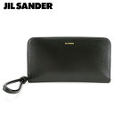 ジルサンダー JIL SANDER レディース 長財布 ZIP AROUND WALLET J07UI0005 P4841 BLACK ブラック 001 ウォレット サイフ ラウンドジップ ラウンドファスナー ロゴ 小物 プレゼント 誕生日 クリスマス 母の日 