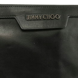【2018-19秋冬新作】ジミーチュウ/JIMMYCHOOメンズクラッチバッグDEREKEQP(BLACK/ブラック)デリック/パール/スタッズ/メタルロゴ/バッグ/プレゼント/誕生日/クリスマス/ブラック金具