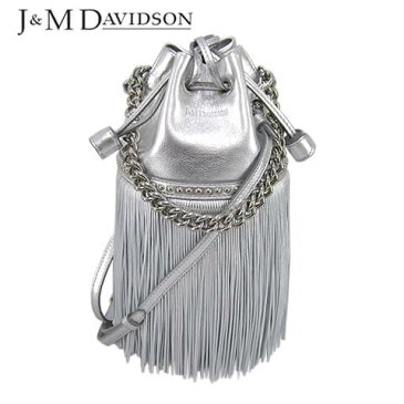 ジェイアンドエムデヴィッドソン/J&M DAVIDSON レディース ショルダーバッグ FRINGE CARNIVAL MINI LMNC 1XX MCNP XXX (SILVER/110S) シルバー/フリンジ カーニバル ミニ/巾着/ドローストリングス/小物/1855N/1856N 7330/LMDC/SL