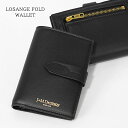 ジェイアンドエムデヴィッドソン J&M DAVIDSON レディース 2つ折り財布 LOSANGE FOLD WALLET SLSF 0XX SCXX BLAC...